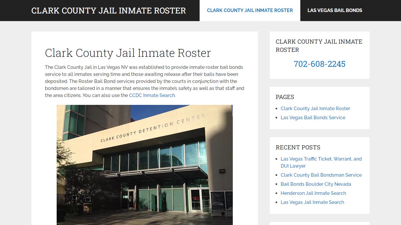Clark County Jail Inmate Roster - Clark County Jail Inmate Roster
